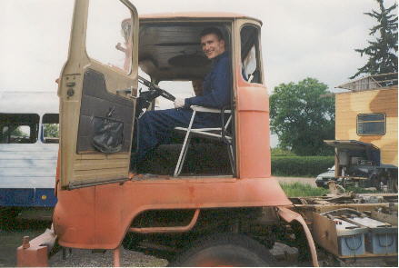 Der Carsten aufm Campingstuhl